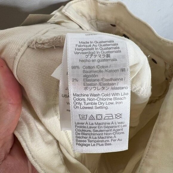 Madewell $138 The perfect Vintage Flare Crop Jean Size 24 NI959 - Picture 10 of 10